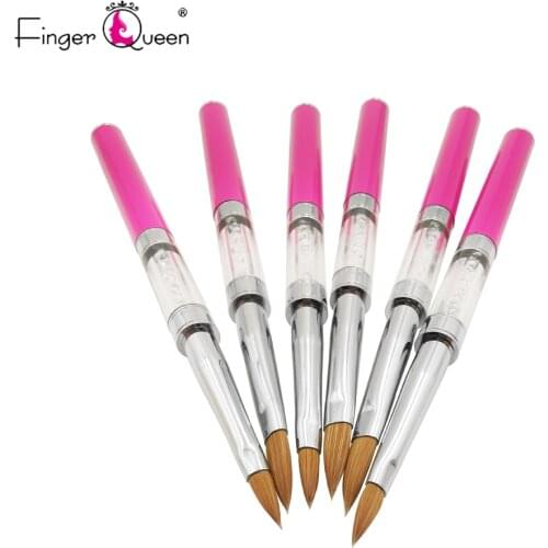 Kolinsky Acrylic Nail Brush Crystal Carving Pen for UV Gel Carving Pen Brush Pzainting DIY Nail Drawing Nail Art Crystal Brush
