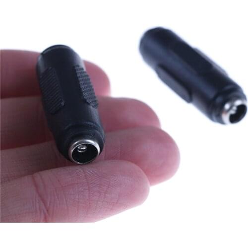 2.1mm x 5.5mm Female to Female DC Power Socket Audio Adapter Connector