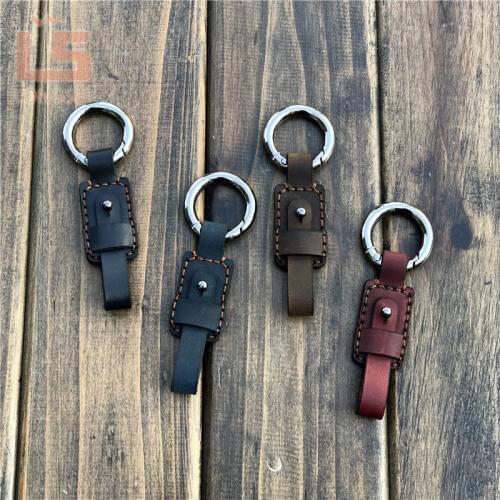 Top PU 2018 Keychain Genuine Leather Charm Key chain FASHION Car Brand Logo Key Holder Ring Accessories Gift Jewelry New