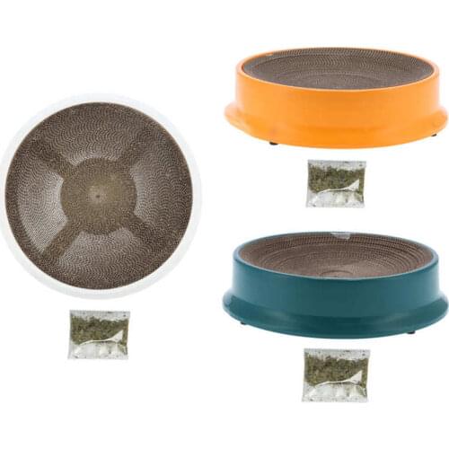 Bowl‑Shaped Cat Scratching Board Corrugated Paper Climbing Scratcher Climbing Scratcher for Play