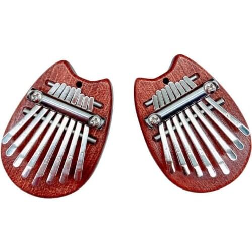 8 Key Mini Kalimba Exquisite Finger Thumb Piano Marimba Musical Good Accessory Pendant Gift