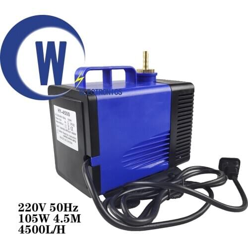 Multifunctional submersible pump 105W 4.5M 4500L / H AC 220V input laser engraving and cutting machine spindle cooling