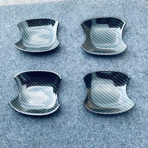 For Toyota Highlander 2021 2022 ABS Chrome Door Handle Bowl Cover Cup Cavity Trim Insert Catch Molding Garnish Accessories