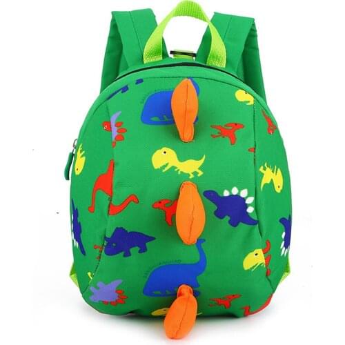 New Baby Toddler Backpack Anti-lost Rucksack Dinosaur Prints Kids Children Mini Kindergarten School Bag for Boys Girls 2-6 years