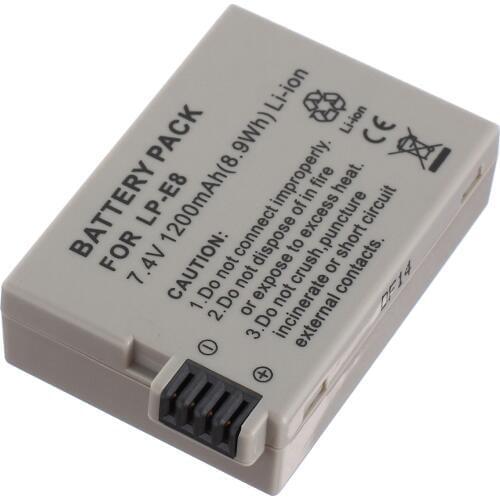 Rechargeable Lithium-ion Battery Pack For Canon LP-E8, LPE8, LP-E 8