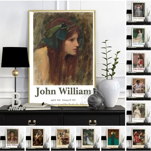 John William Waterhouse Poster, Circe Offering The Cup To Ulysses Oil Painting, Jason And Medea Prints, Female Portrait Wall Art