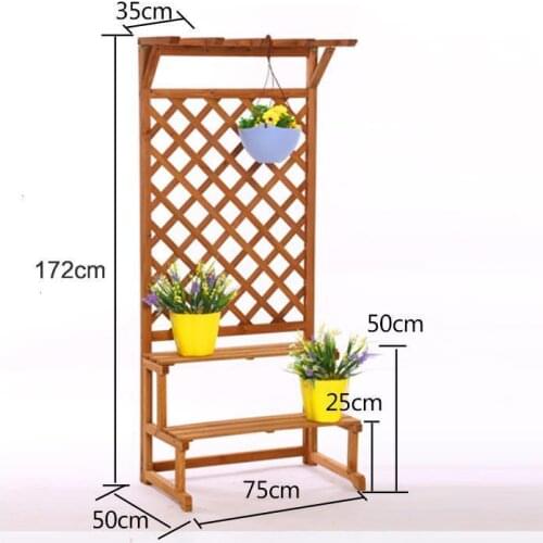 Flores Plantenrekken Indoor Huerto Urbano Madera Varanda For Stojak Na Kwiaty Rack Outdoor Flower Stand Dekoration Plant Shelf