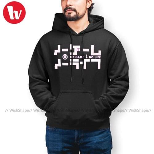 Stylish No Game No Life Hoodies No Game No Life Hoodie Long Length Cotton Hoodies Autumn Loose Pullover Hoodie XL