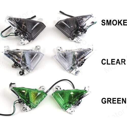 Motorcycle Front Turn Signal Light For Kawasaka Ninja ZX-14 ZX14 2006 2007 2008 2009 2010 / 2008-2010 Concours Blinker Lamp