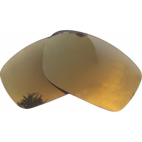 Bronze Gold Mirrored Polarized Replacement Lenses for Fives 2009 Sunglasses Frame 100% UVA & UVB