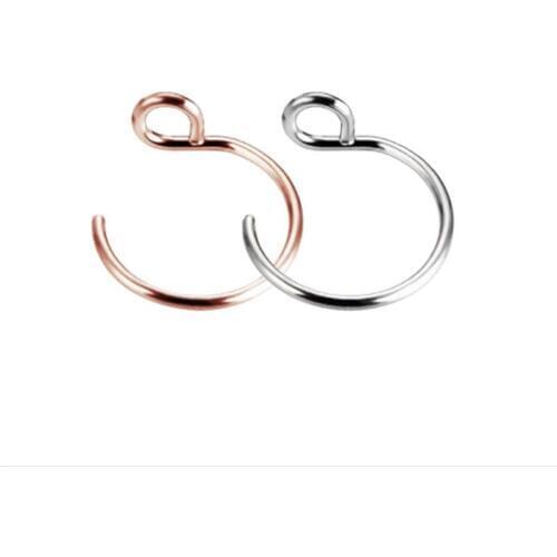 1PCS New Arrival Gold Color Nose Ring Earring Body Piercing Nose lip Studs For Women Men Fashion Ear Piercing Jewelry