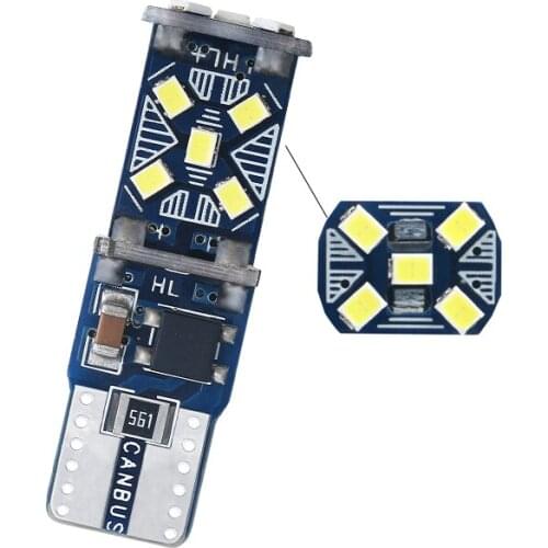 1PCS T10 W5W New Super Bright LED Car Parking Lights WY5W 168 501 2825 Auto Wedge Turn Side Bulbs Car Interior Reading Dome Lamp