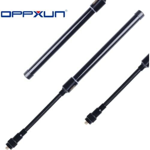 2021 Hot OPPXUN Foldable Tactical Antenna Bendable SMA-F Airsoft Game Walkie Talkie Antenna For Baofeng UV-5R BF888S Ailunce HD1