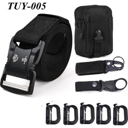 3.8cm Tactical Military Molle Rigger Waist Belt with Heavy-Duty Quick-Release Buckle Security Military Duty Utility Belt