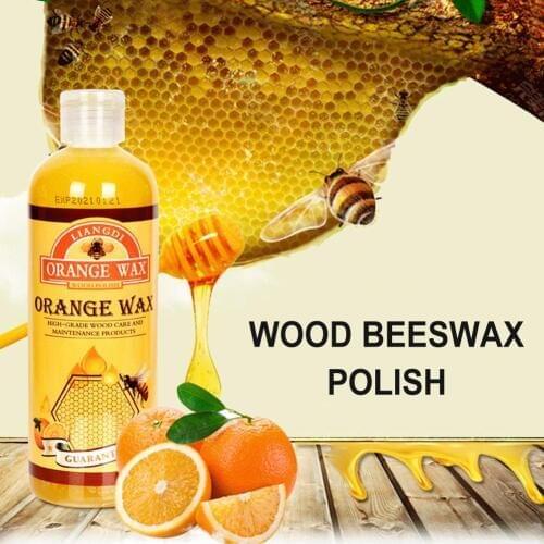 300 Ml Wood Seasoning Beewax Traditional Beeswax Polish For Wood Furniture All-Purpose Beewax For Wood Cleaner And Polish