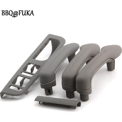 BBQ@FUKA Car Interior Door Grab Handle Sets Replacement Window Control Panel Trim Cover Styling Fit For VW Golf Jetta Mk4 99-04