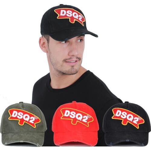 DSQICOND2 2019New Baseball Caps Men Women DSQ ICON Summer Black Snapback Hat Hip Hop Fitted Cap Adjustable Bone Casquette gorras