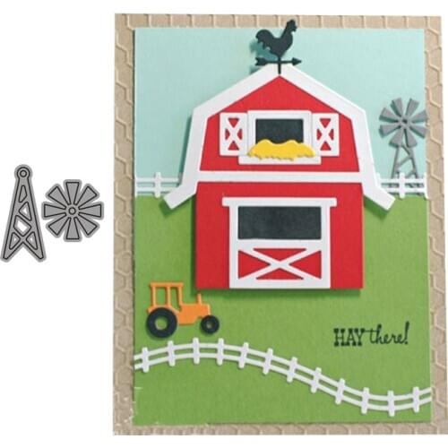 CH windmill Metal Cutting Dies 3D DIY Scrapbooking Carbon Sharp Craft Die Photo Invitation Cards Decoration
