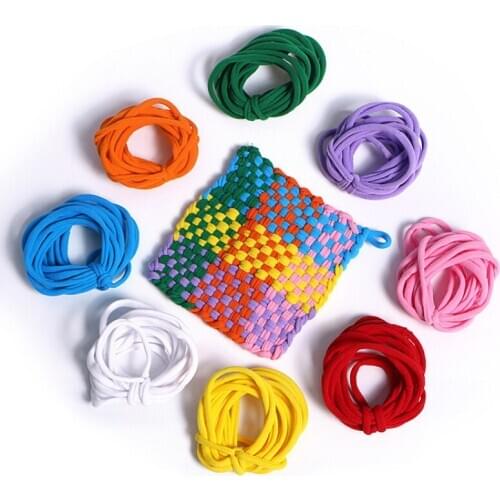 Childrens DIY Braided Elastic Rope 8 Colors Girl Hand-woven Toy Nylon Material Braided Wire To Make Up Creative Toys