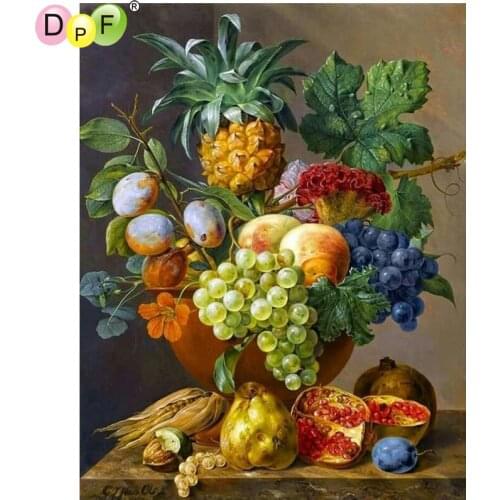 DPF DIY Fruit bottle 5D diamond mosaic full square home decor diamond embroidery crafts diamond painting cross stitch needlework