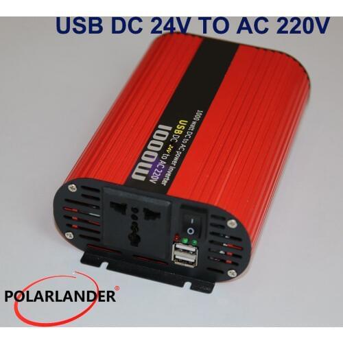 Dual USB Adapter Universal Voltage DC 12V to AC 220V/ DC 24V to AC 110V/ DC 24V to AC 220V/ Power Inverter DC 12V to AC 110V
