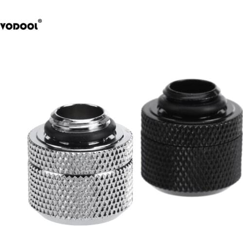 14mm G1/4 Thread Acrylic Hard Tube Fitting Hand 3 Laps 10x14mm Connector For PC Computer Component Water Cooling System