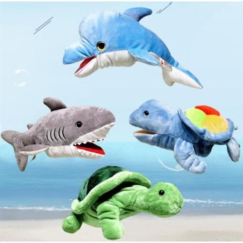 Lovely Cartoon Animal Plush Toys Creative Hand Puppet Educationnal Toy for Baby Children Girls