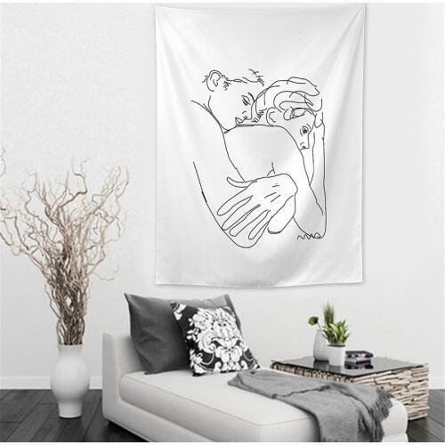 Nordic Wall Tapestry Wall Hanging Tapestry Tablecloth Cloth Mandala Tapestries Large Tapestry Kids Room Decoration Accessories