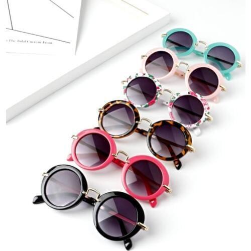 2020 New Children Sunglasses Cute Round Sunglasses UV400 Plastic Sport Sun Glasses For Baby Girls Boys Glasses Oculos