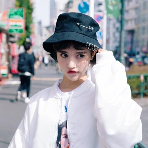 Unisex Iron Ring Bucket Hat Folding Fishing Cap Fisherman Outdoor Hunting Fishing Sun Hat