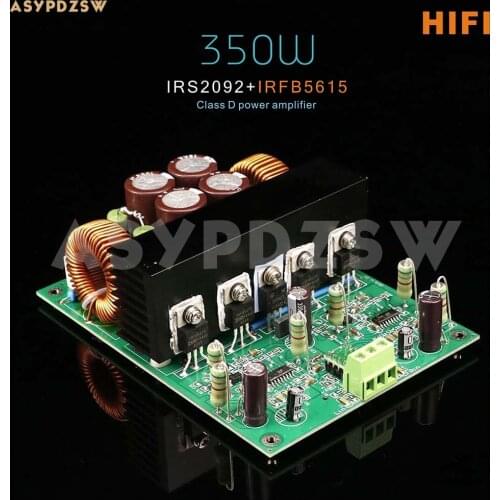 HIFI Stereo IRS2092+IRFB5615 Class D Digital Power amplifier board 350W+350W