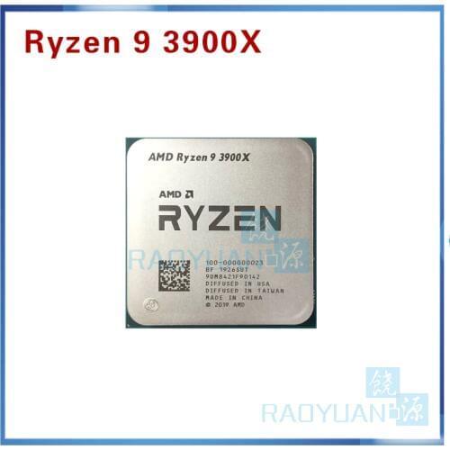 AMD Ryzen 9 3900X R9 3900X 3.8 GHz Twelve-Core 24-Thread CPU Processor 7NM L3=64M 100-000000023 Socket AM4