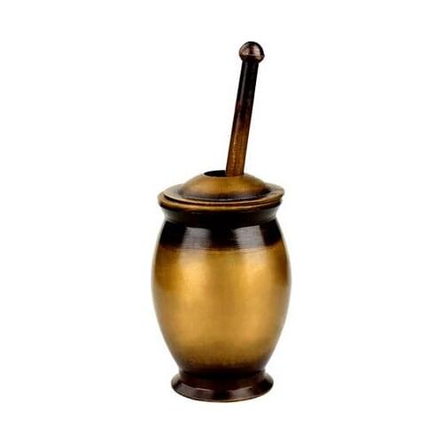 SCY 330+++A pot of copper ornaments retro Leicha bowl copper crafts pharmacy medicine grinding bowl