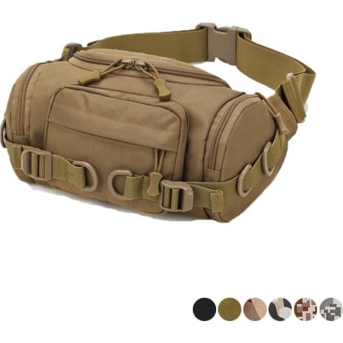 Tactical Waist Bag Fanny Pack Military Pouch Messenger Bag Outdoor Belt Bag Single Sling Shoulder Pack Crossbody Bag for Hunting