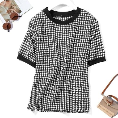 Женские шелковые футболки WDDFLOWER China At AliExpress