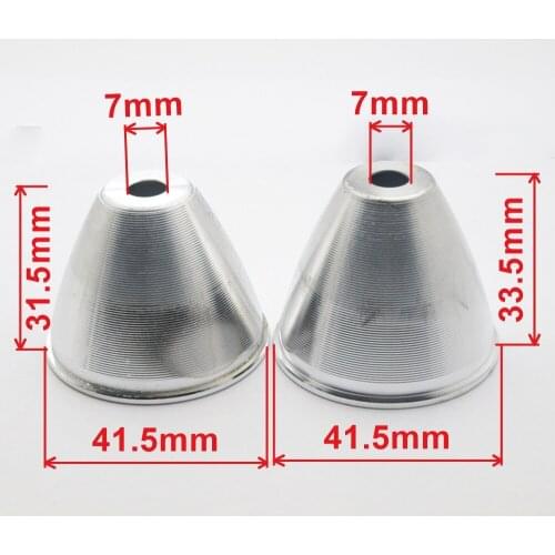 1pcs Aluminum LED Flashlight Reflector Condenser Cup reflect cap Dia 41.5mm