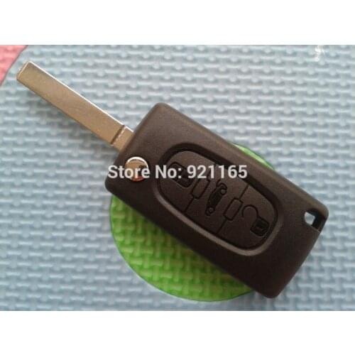 1Pcs New Replacement Key Shell For Citroen C2 C3 C4 C5 C6 C8 Xsara Picasso 3 Button FOB Remote Case Uncut Blade No Logo Parts