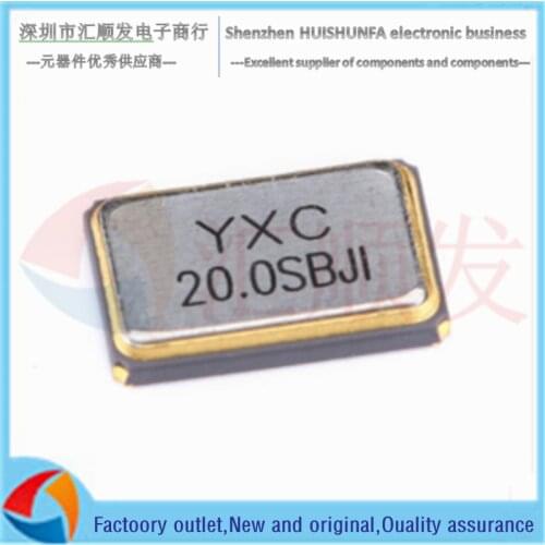 2PCS!!! 5032 SMD passive crystal oscillator / YSX531SL 20MHz 10PPM 20pF X503220MSB4SI 4 feet