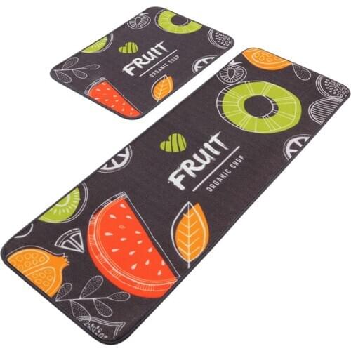 2Pcs Non-slip Door Mats Kitchen Anti-Skid Floor Rugs Water Oil Absorbing Bathroom Doormat