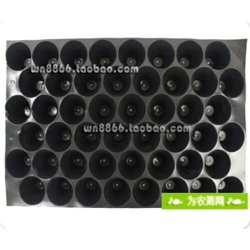 2PCS \ LOT 100 holes antioxidant durable black plastic tray thickened vegetable seedling garden-motion