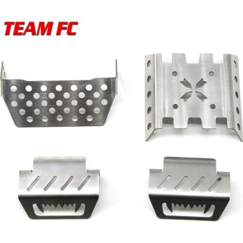 Chassis Armor Metal Shield Guard Plate RC Car Parts YK4102 4101 4103 YIKONG YK Crawler Model Cars Original Upgrade Accessories