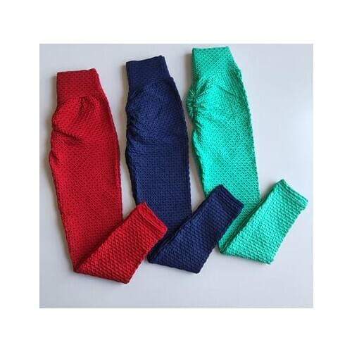 Seamless stacked leggings sport fitness booty scrunch gym leggings butt lift yoga pants squat proof leggings