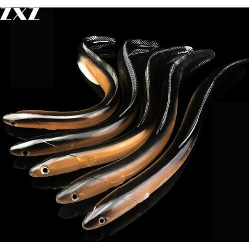 Big Durable Fish Soft Eel Lure 30cm 58g Lifelike Bait Wobblers Artificial Bait Sea Spinner Fishing Lure Swimbait Fish Carp Bass
