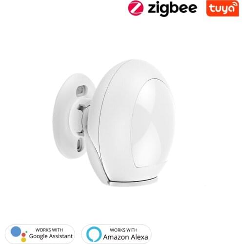 Tuya ZigBee3.0 PIR Sensor Motion Detector Human Body Movement Detector Wall Mounted Wireless Smart Mini PIR Motion Sensor