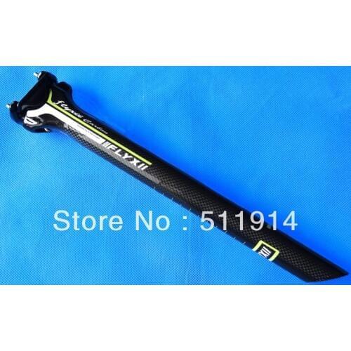 FLYXII -green - Full carbon 3k mountain bike road bicycle seatpost 27.2mm/31.6mm