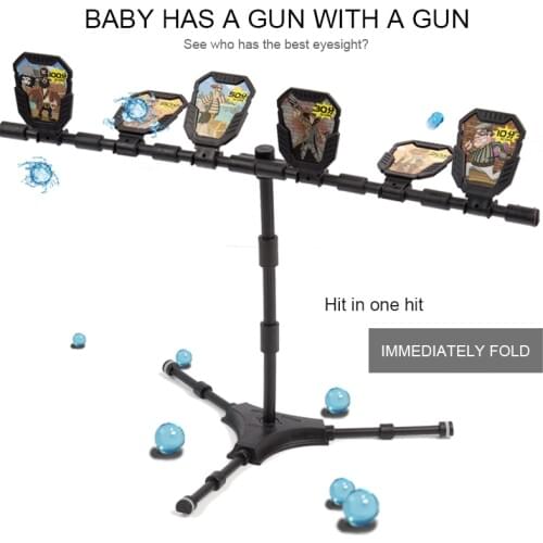 Outdoor Shooting Game Targets with Stickers Bracket Outdoor Hunting Training Foam Dart Blasters Paintball Practice Accessories