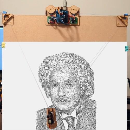 Drawbot Cable Plotter Wall Painting Robot Scribit Creator Project Kit Polargraph