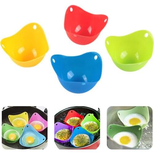 Kitchen Silicone Egg Poacher Microwave Egg Cooker Cooking Tool Poaching Pods Pan Mould Egg Mold Kitchen Accessories