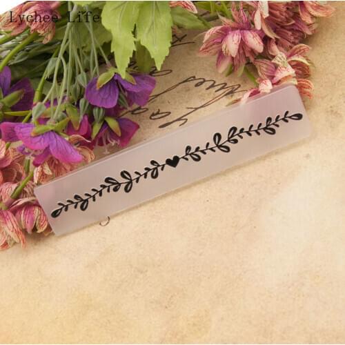 Lychee Life Floral Plastic Embossing Folders Scrapbooking Stencil Template For Diy Photo Album Card Decoration Making Supplies