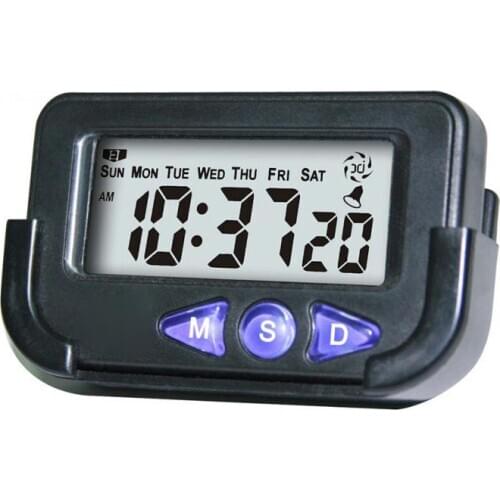 Mini Pocket Electronic Digital Alarm Clock With Snooze LED Clocks Timer Countdown Stopwatch Electronic Table Clock Portable